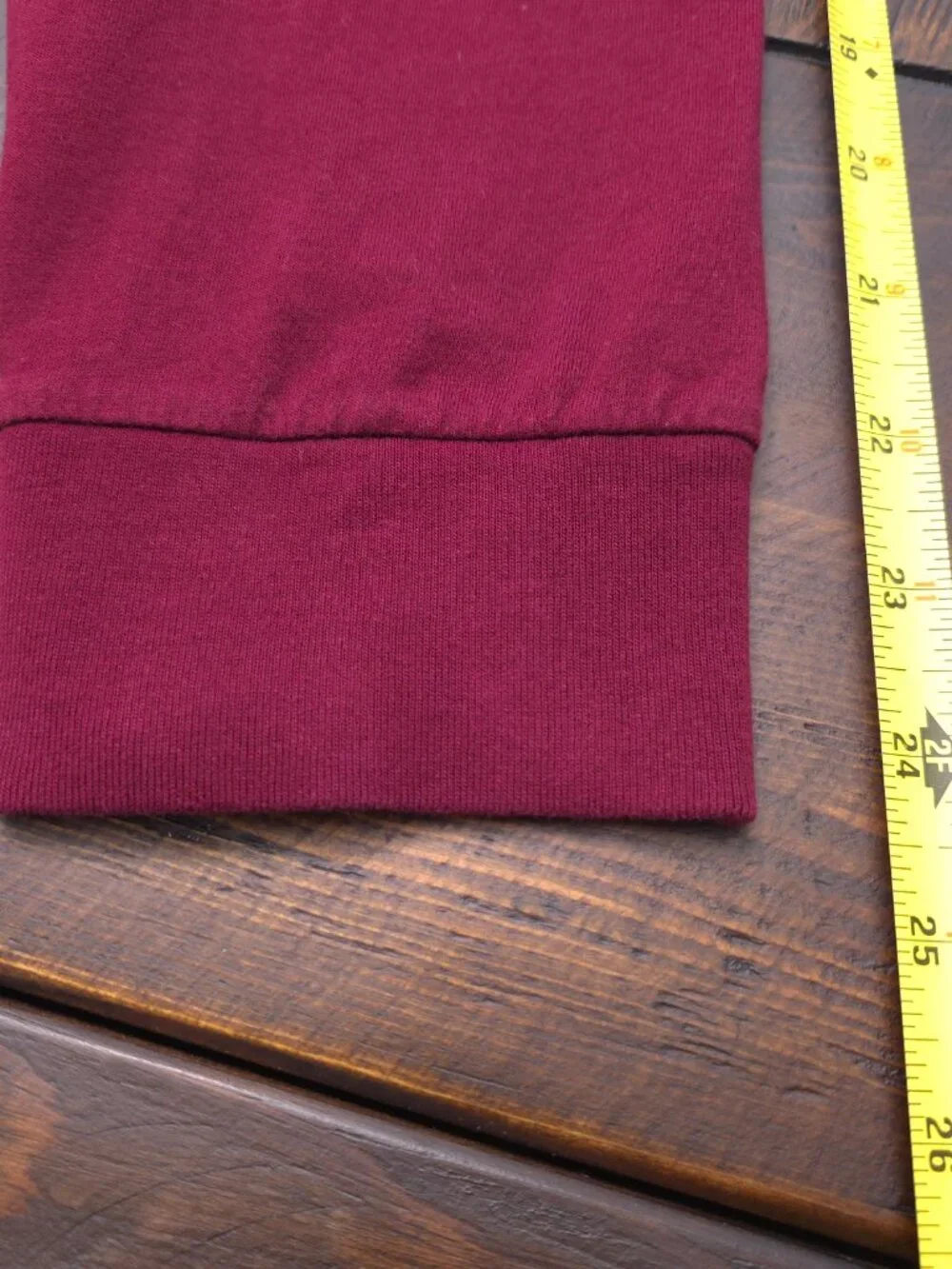 Polo Ralph Lauren Shirt Mens XL Classic Fit Maroon Long Sleeve Cotton Tee Pony